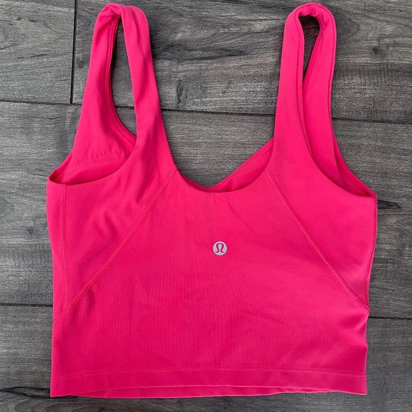 LULULEMON align tank size 2 colour lipgloss new condition - Picture 1 of 3